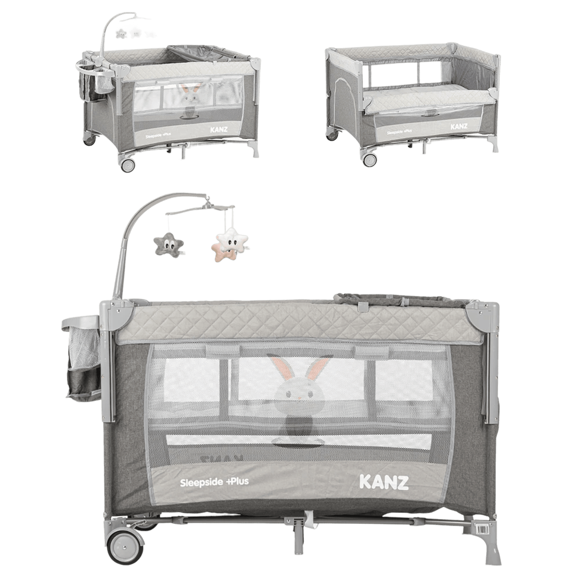 Kanz Sleepside +Plus Anne Yanı Park Yatak ve Oyun Parkı - 2
